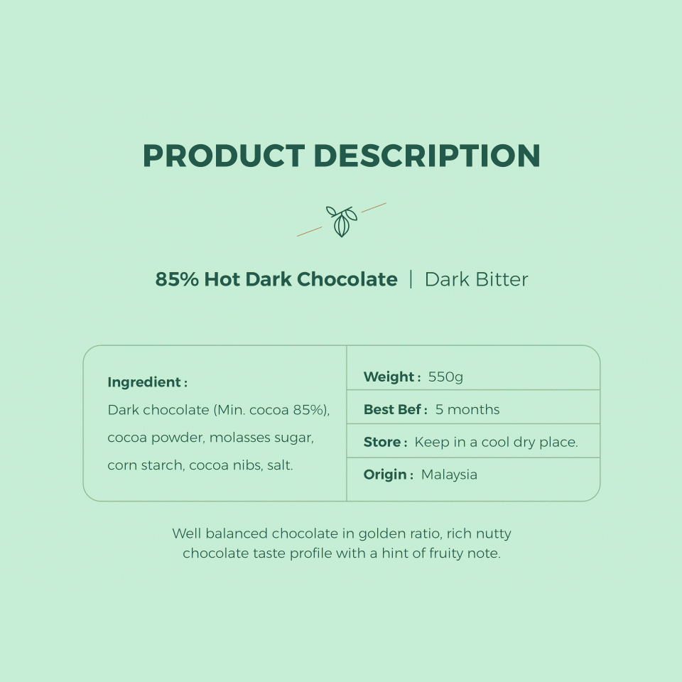 85% Hot Dark Chocolate