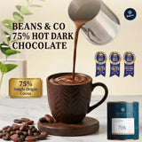 Offer 75% & 100% Hot Dark Chocolate