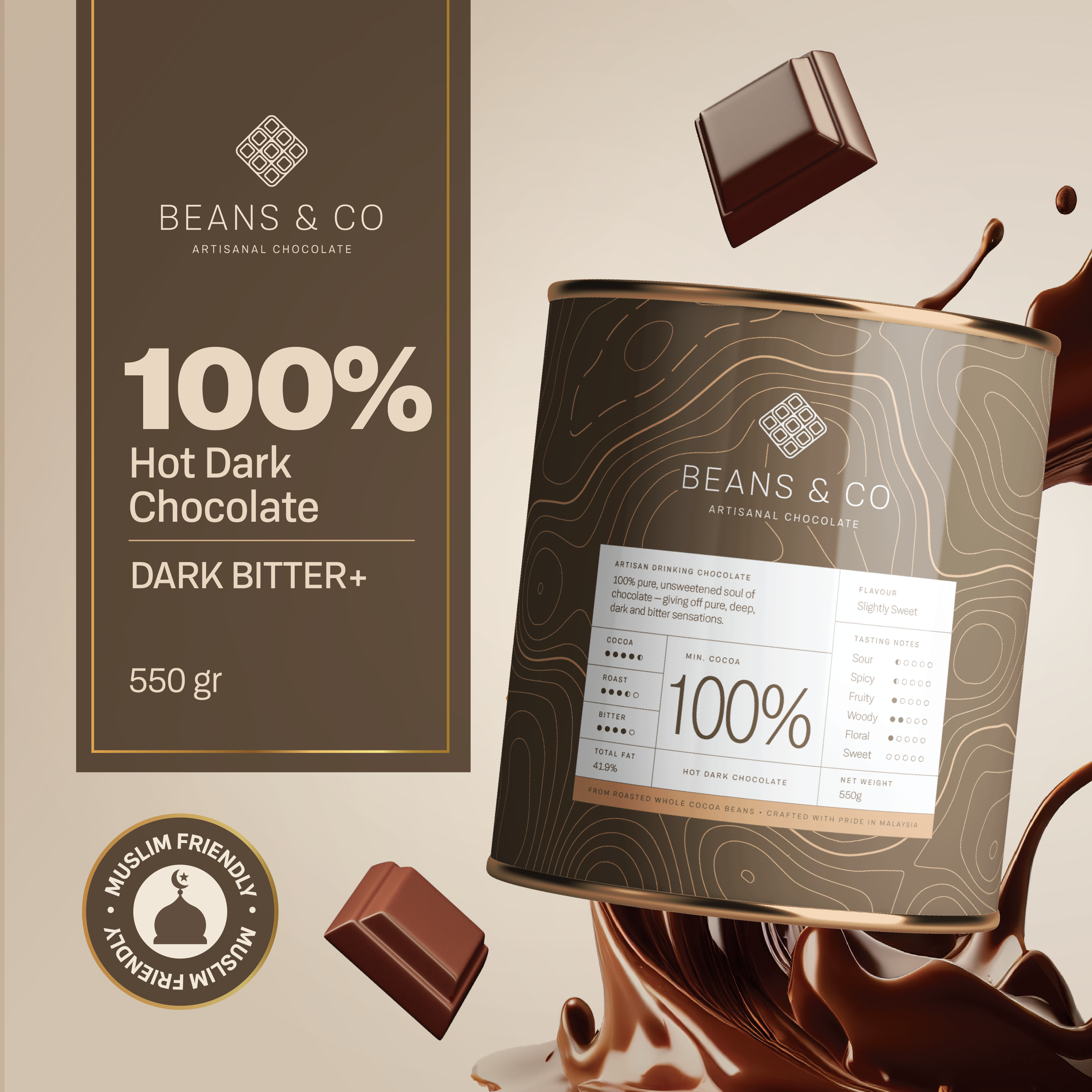 100 online dark chocolate