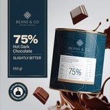 75% Hot Dark Chocolate