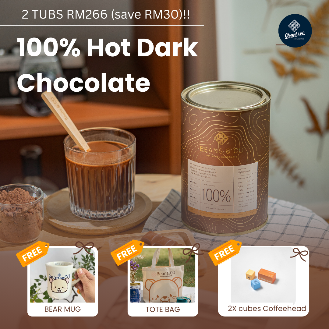 100% Hot Dark Chocolate